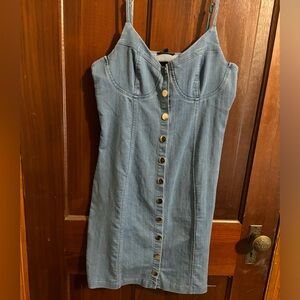 Denim dress size large